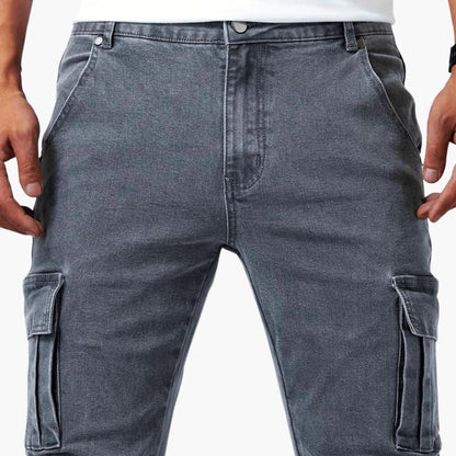 Comfortable Fit Cargo Pants with Stretchy Pockets