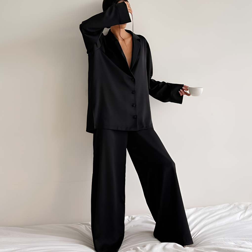 Luxurious Silk Pajama Set - Vossary