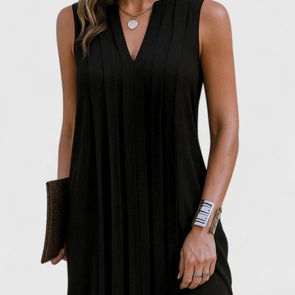 Chic V-Neckline Women's Dress