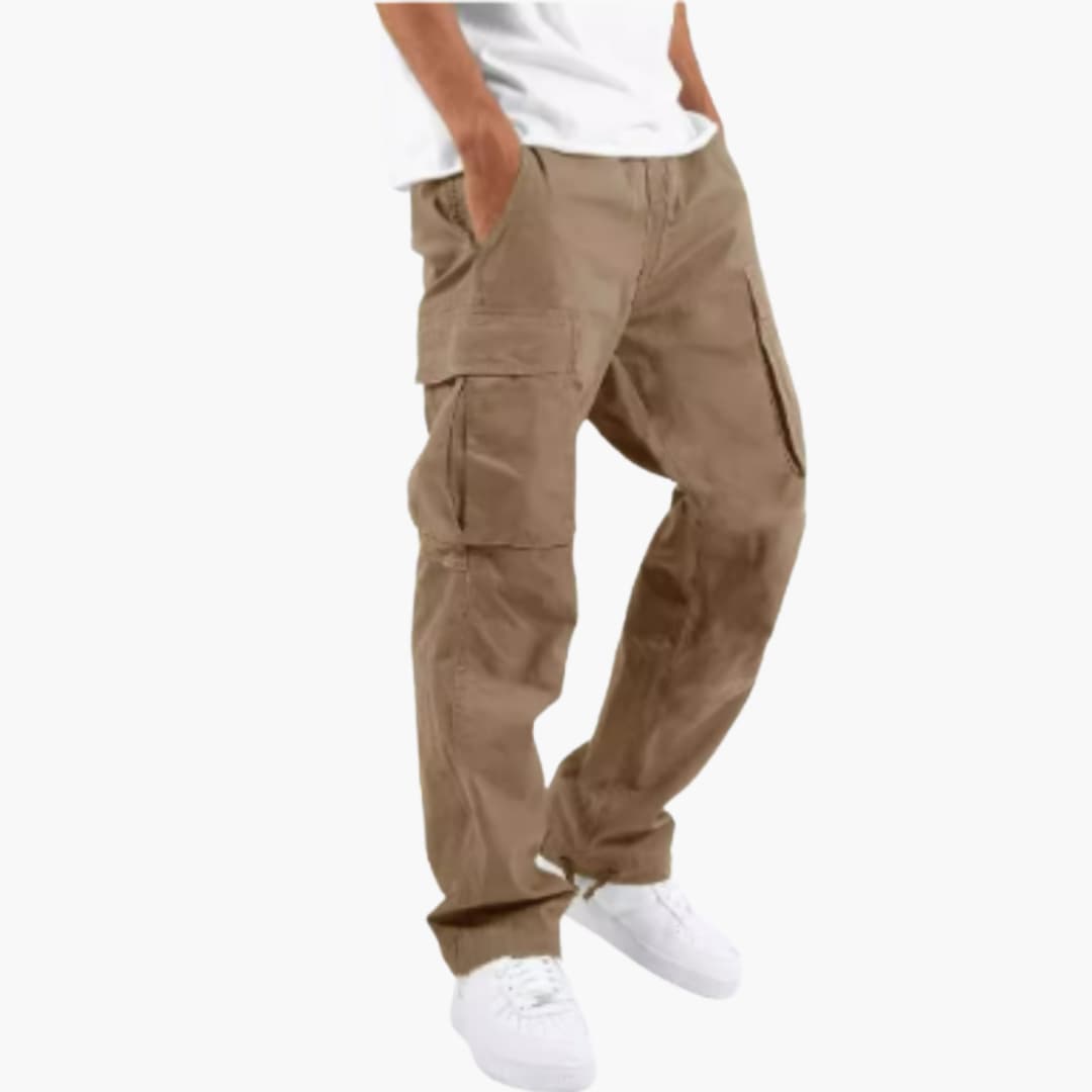 Relaxed Fit Cargo Pants with Large Pockets