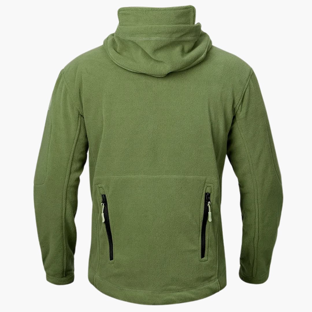 Men's Padded Hooded Jacket with Extra Pockets