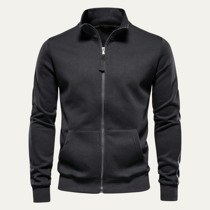 Comfortable Men's Zip Up Lightweight Windbreaker Jacket - Vossary
