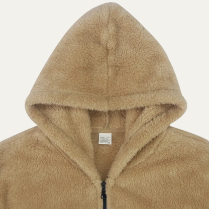 Cozy Men's Fleece Hooded Winter Jacket
