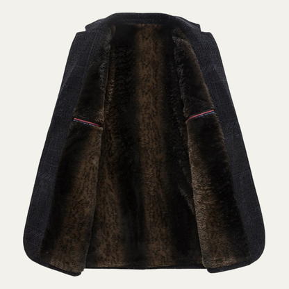 Stylish Men's Wool Blazer with Thermal Lining