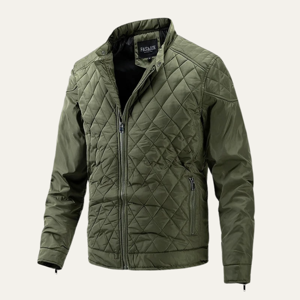 Thermal Insulated Men's Padded Zip Jacket