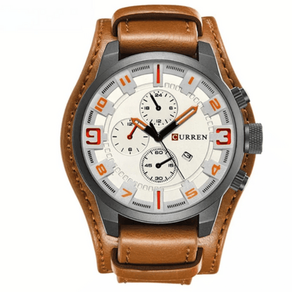 Luxury Leather Quartz Watch
