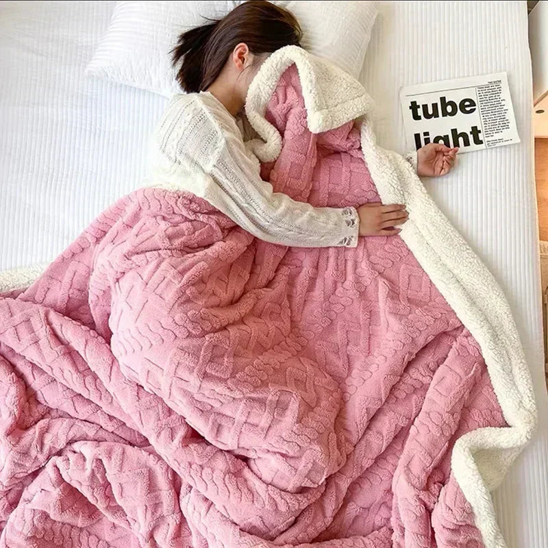 Soft Wool Blanket for Cold Winter Nights