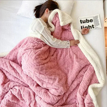 Soft Wool Blanket for Cold Winter Nights