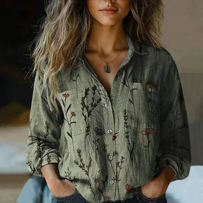 Classic Women's Button Front Shirt