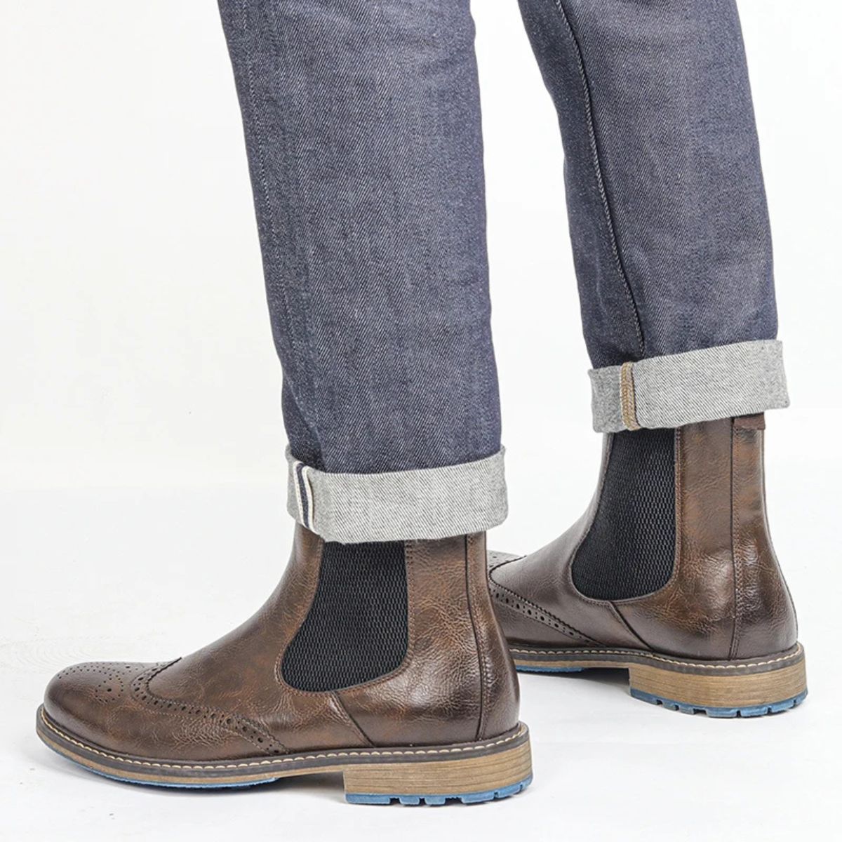 Timeless Men's Leather Ankle Boots
