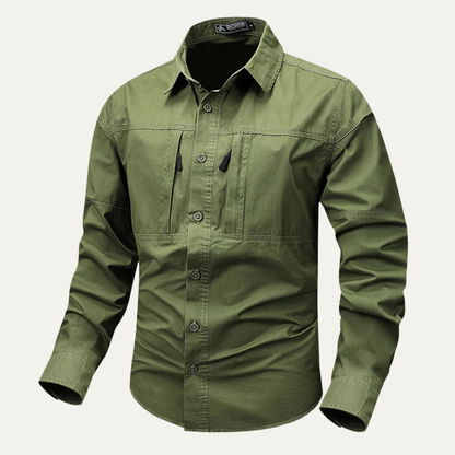 Practical Men's Outdoor Pocket Sweater - Vossary
