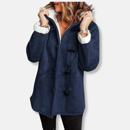Soft Fleece Hooded Winter Duffle Coat