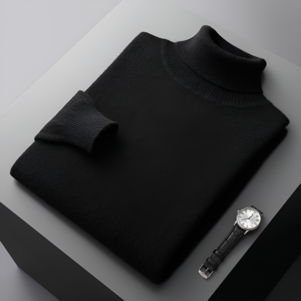 Luxury Soft Mens Wool Crew Neck Sweater