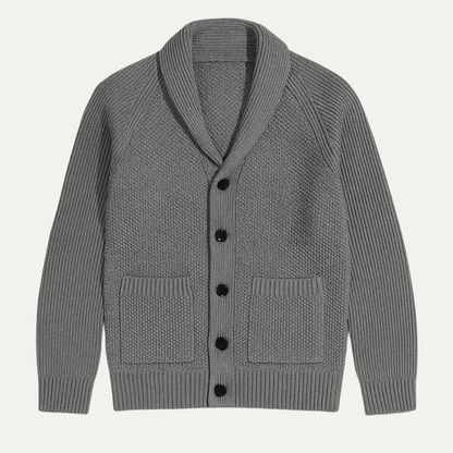 Classic Men's Crew Neck Knit Sweater with Pockets - Vossary
