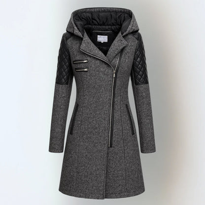 Ladies Classic Trench Coat with Cinched Waist