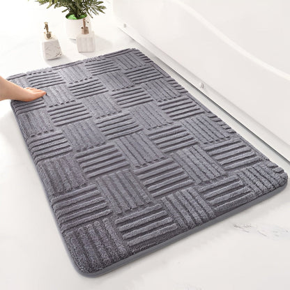 Plush Non-Slip Shag Bathroom Mat - Vossary