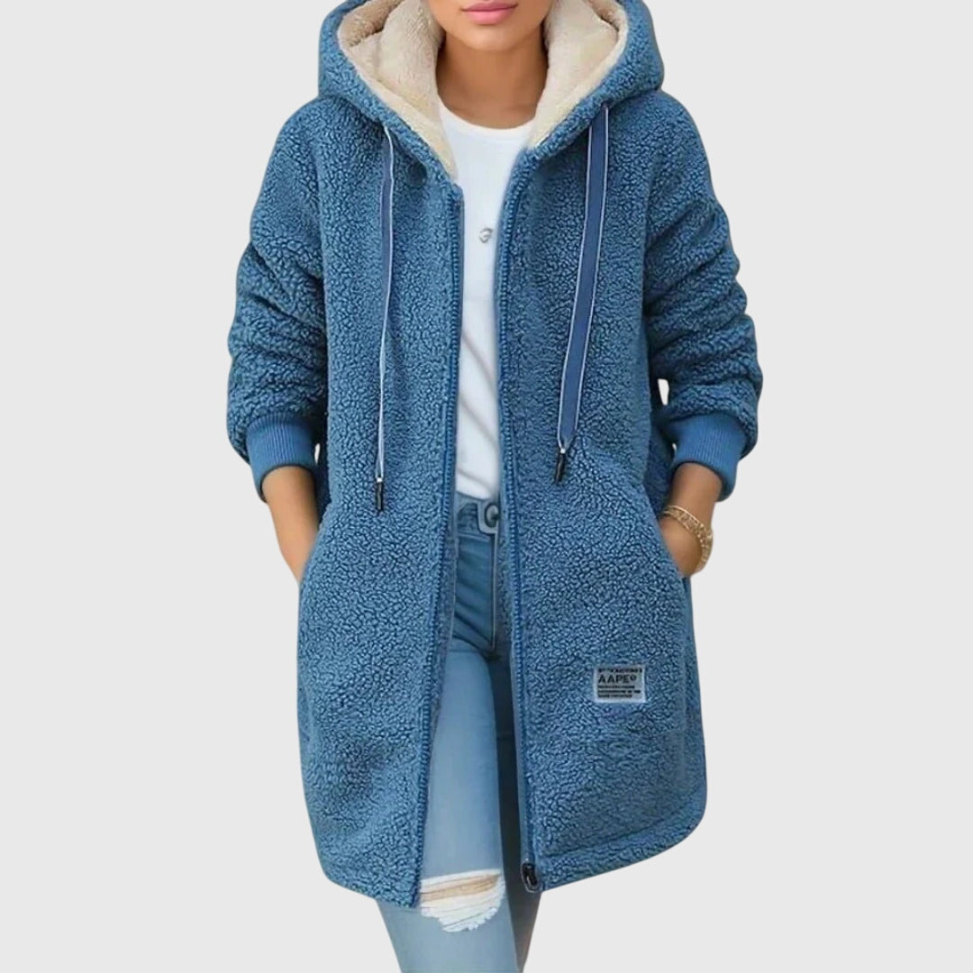 Warm Women's Fleece Coat - Vossary