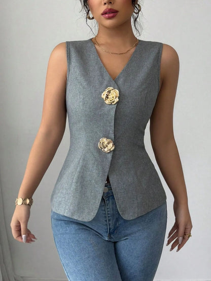 Casual Summer V Neck Tee Shirt