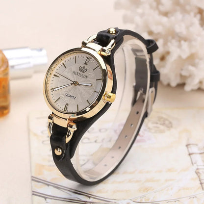 Classic Round Face Adjustable Watch