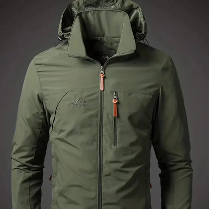 Breathable Men's Rain and Wind Jacket - Vossary