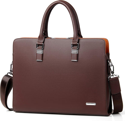 Premium Leather Executive Laptop Bag