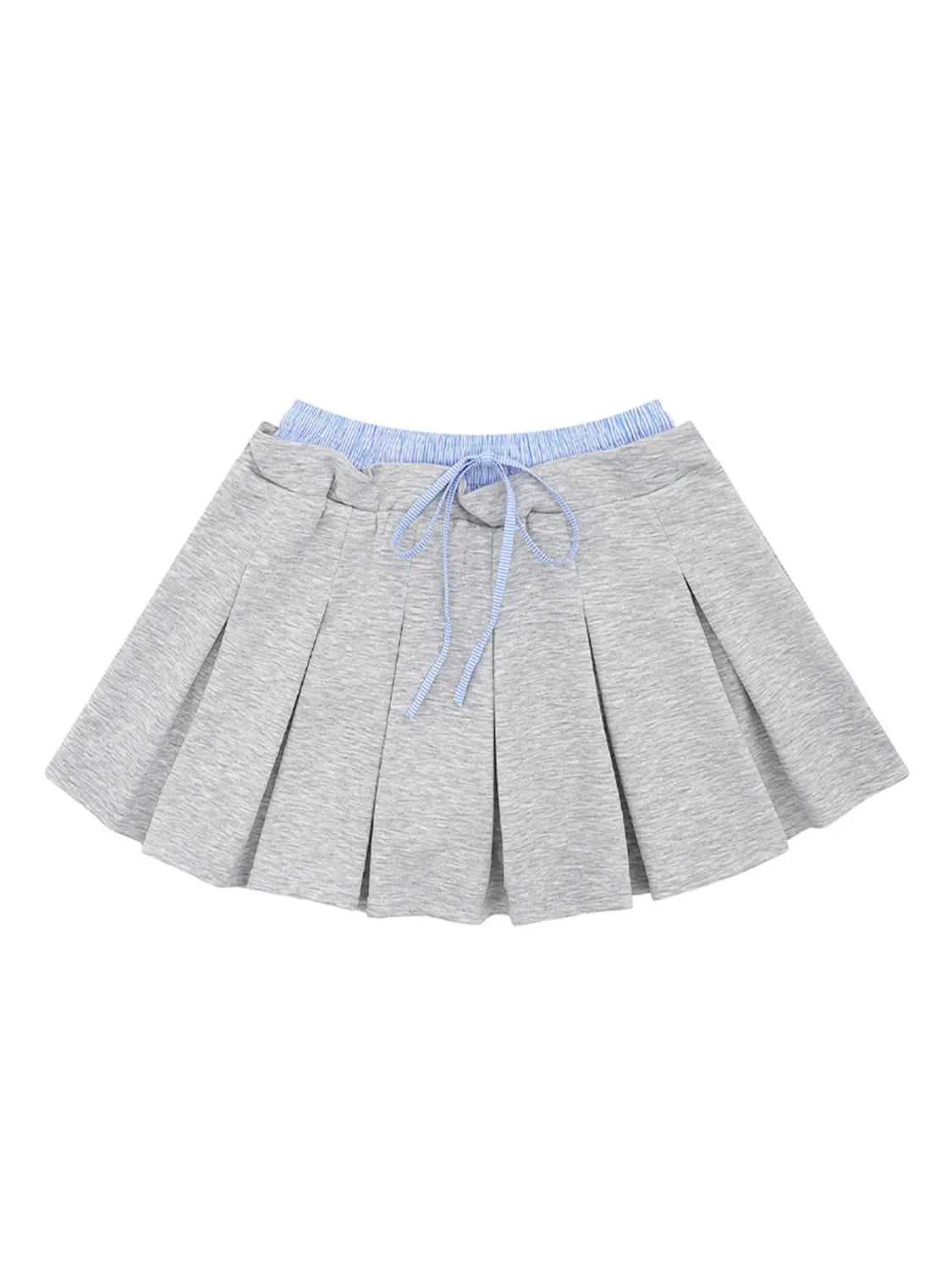 Elastic Waist Flowy Short Skirt - EasyApparels