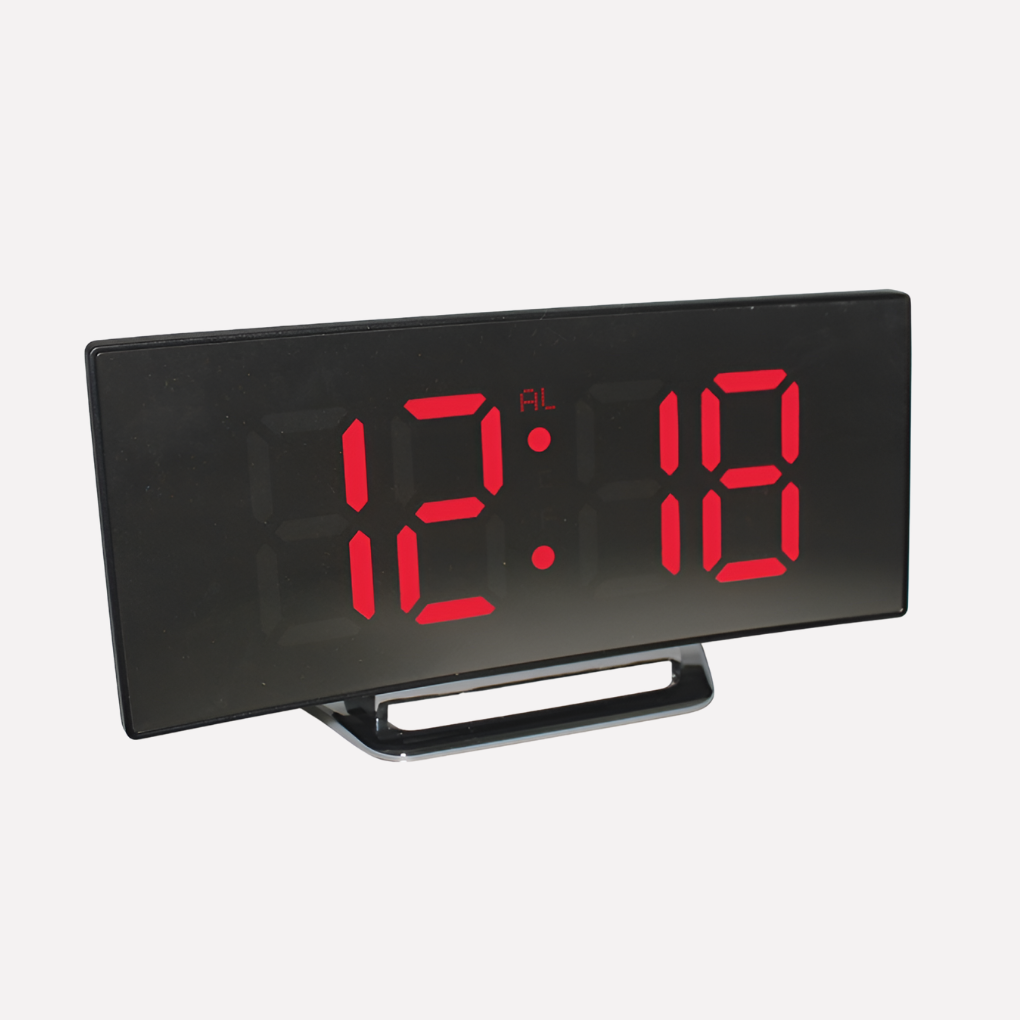 Sleek Contemporary LED Digital Alarm Clock - Vossary