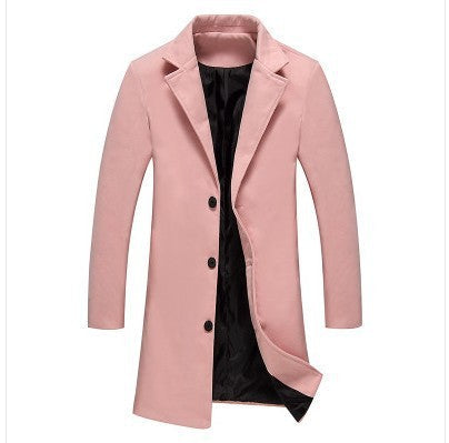 Classic Mens Wool Blend Coat