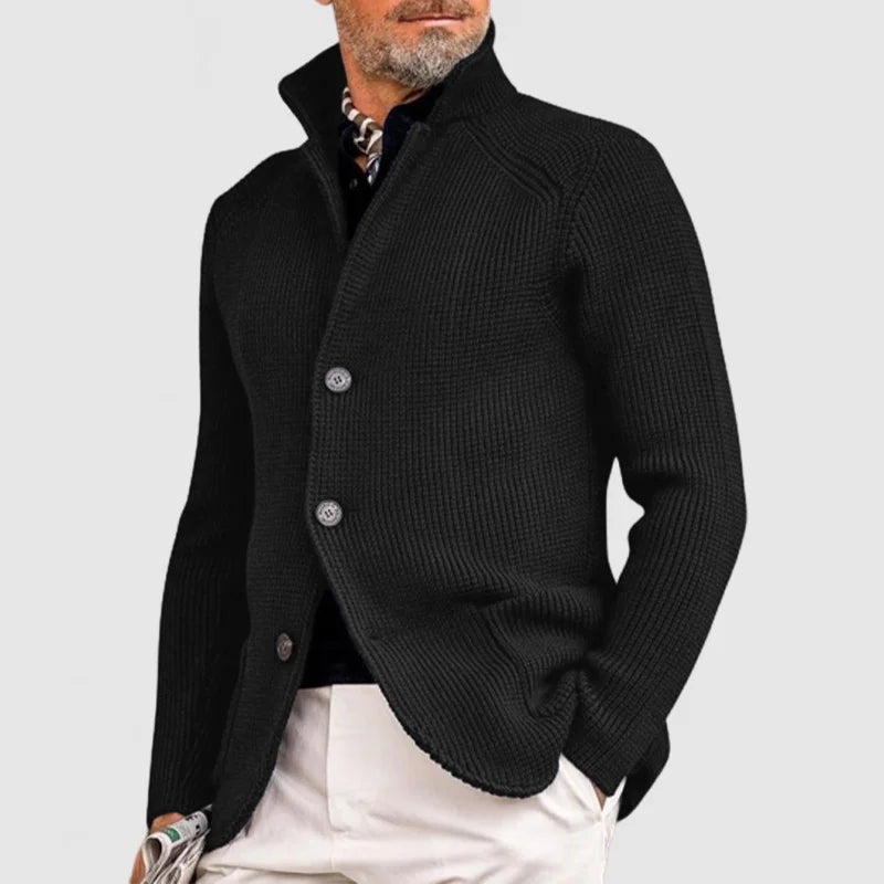 Tailored Fit Open Front Cardigan