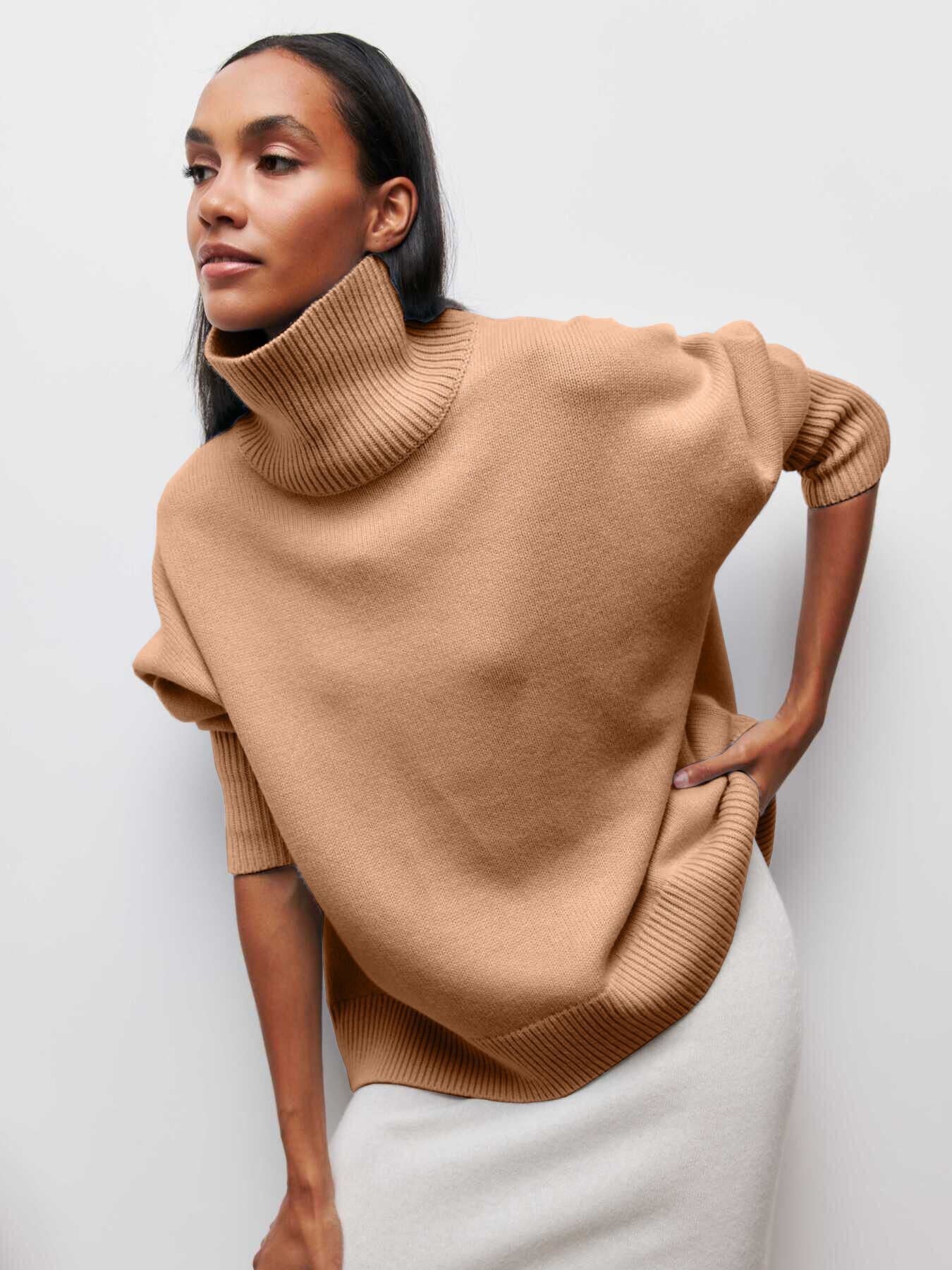 Warm Comfortable Oversized Women's Pullover Sweater