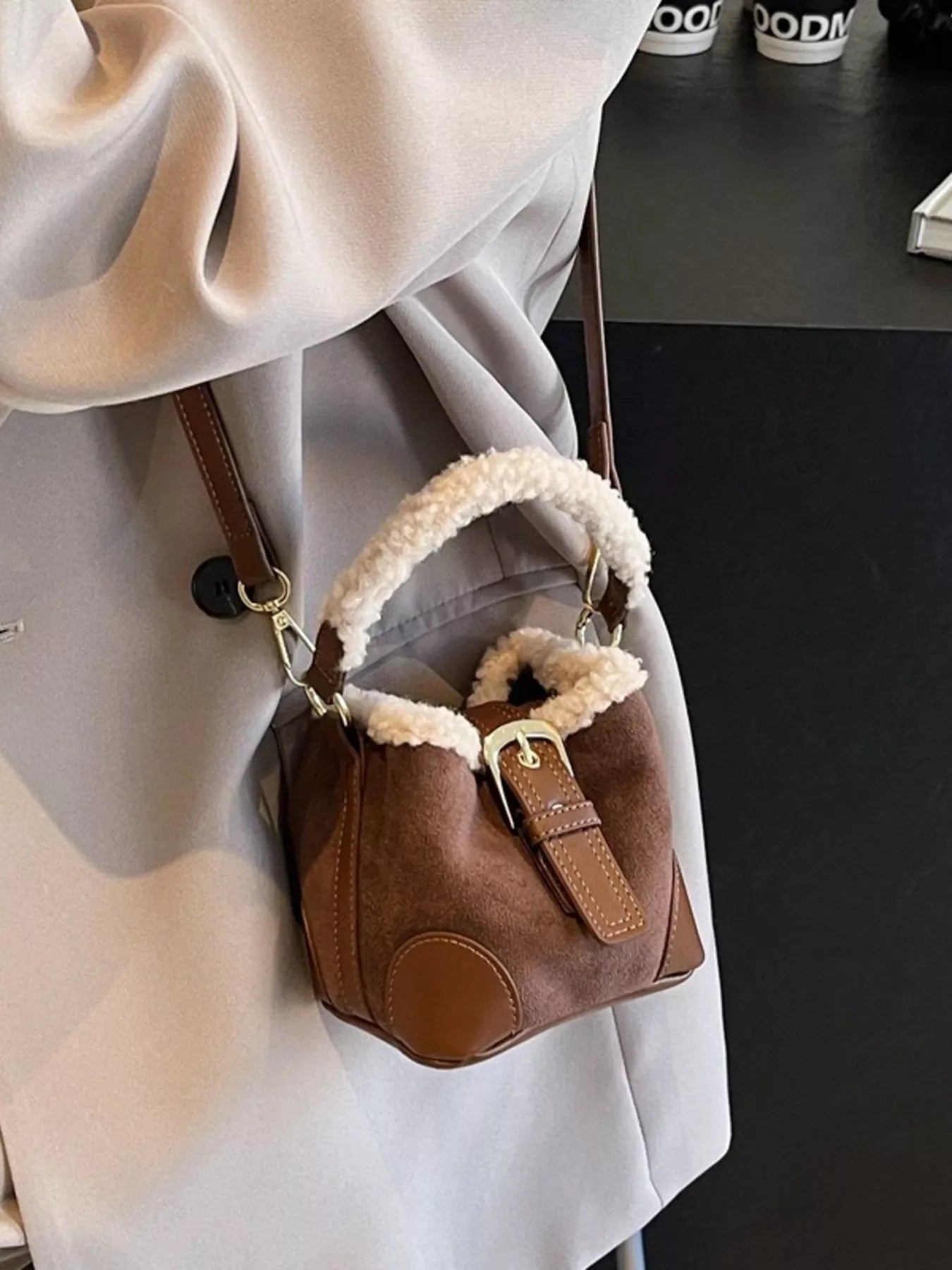 Soft Fringe Mini Shoulder Bag