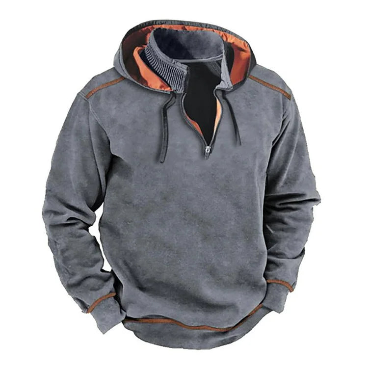 Casual Hoodie Sweatshirt for Men - Soft Cotton Blend