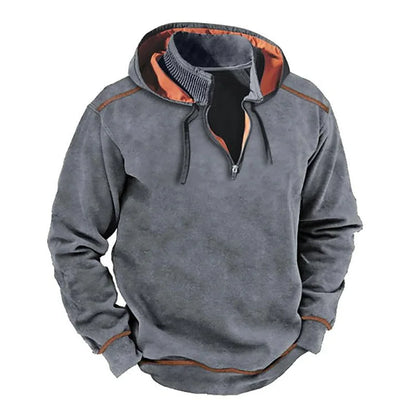 Casual Hoodie Sweatshirt for Men - Soft Cotton Blend