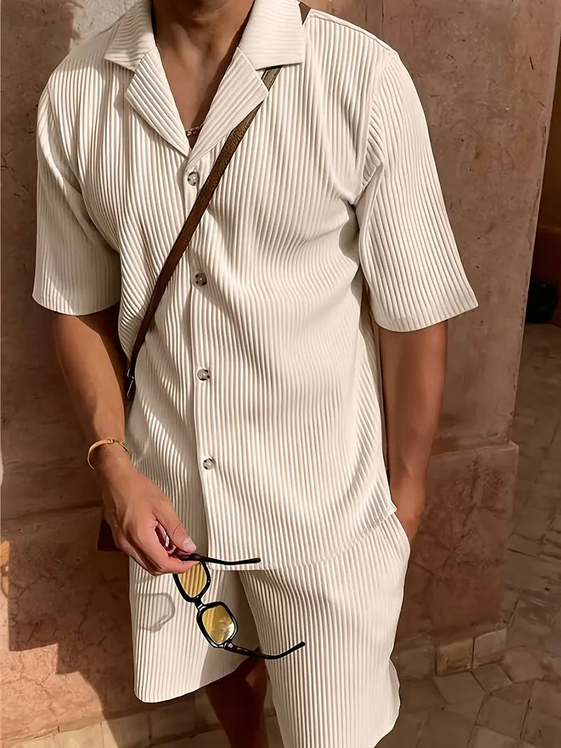 Relaxed Natural Cotton Summer Set