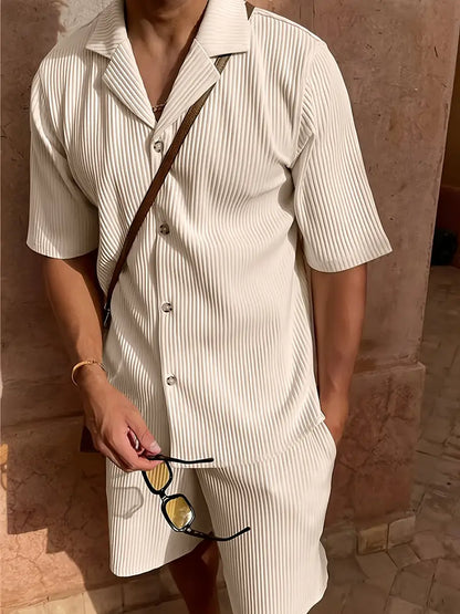 Relaxed Natural Cotton Summer Set