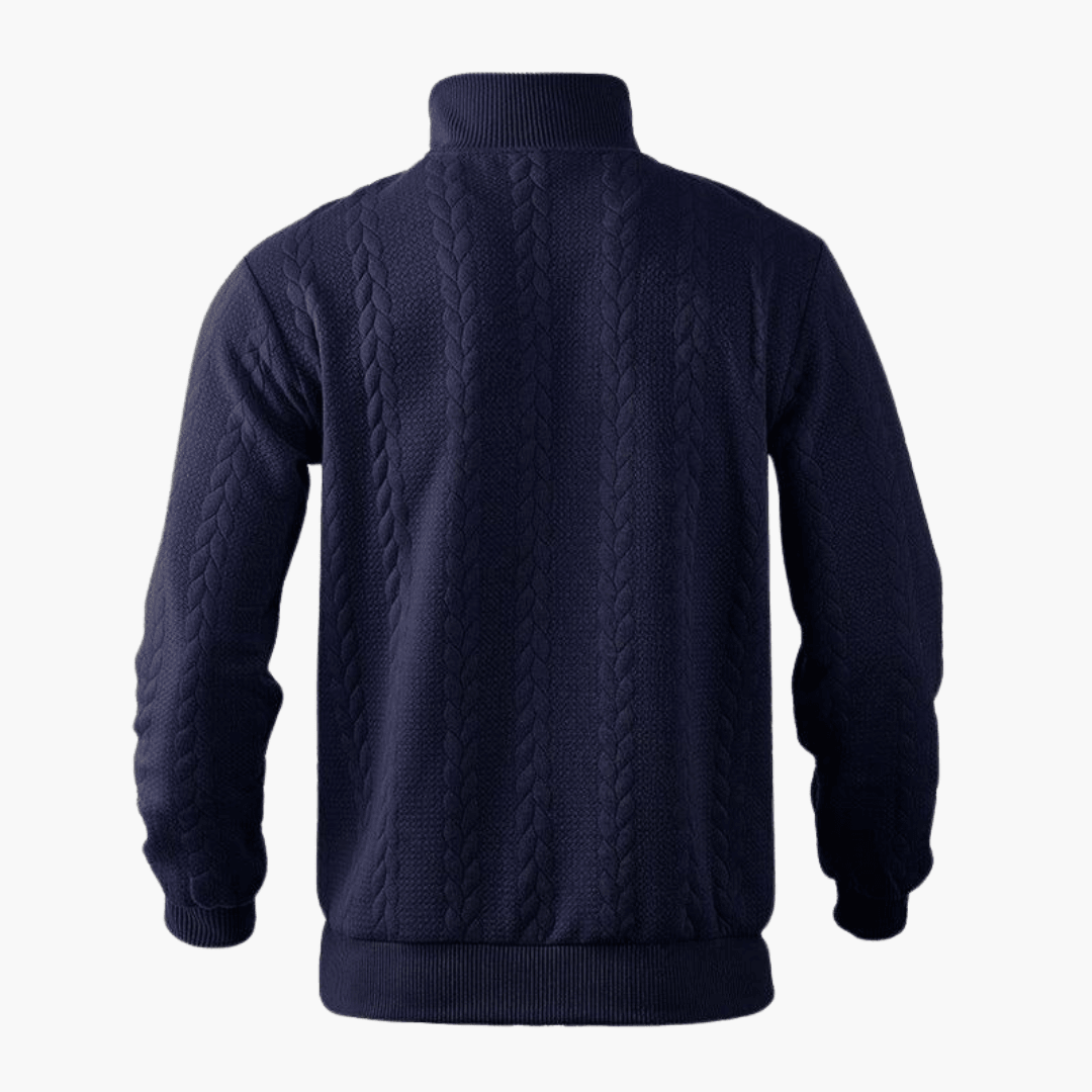 Classic Crew Neck Warm Sweater for Men