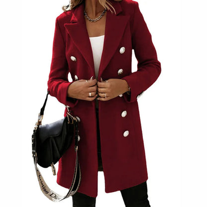 Ladies Classic Winter Overcoat
