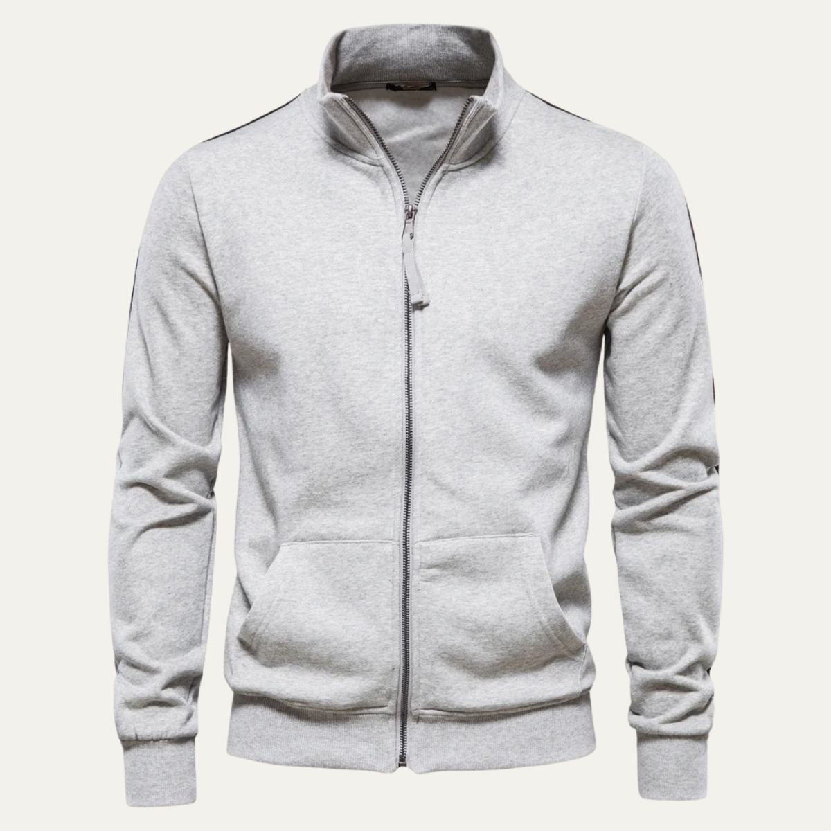 Comfortable Men's Zip Up Lightweight Windbreaker Jacket