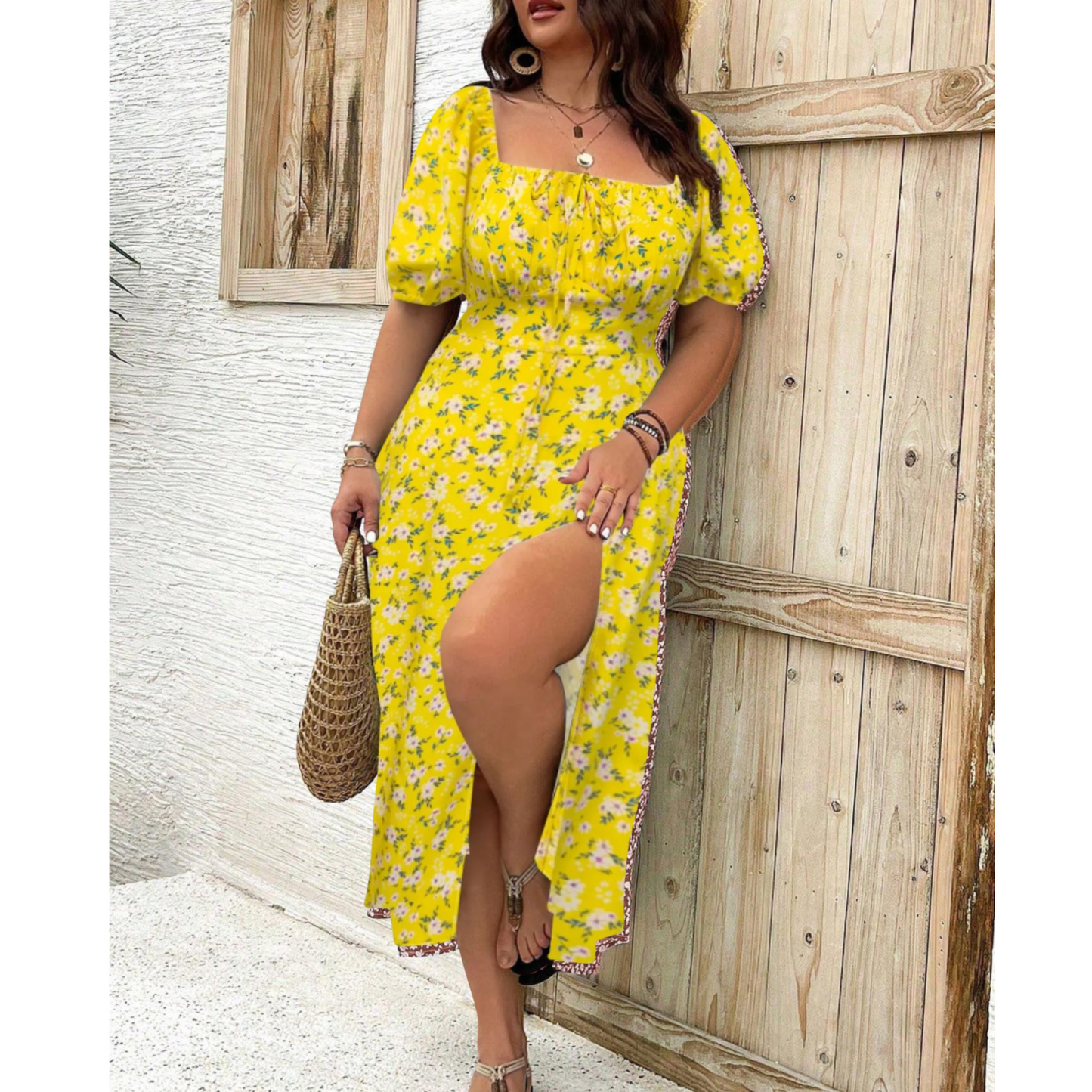 Elegant Women's Long Sleeve Maxi Dress