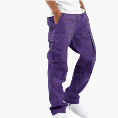 Relaxed Fit Cargo Pants with Large Pockets