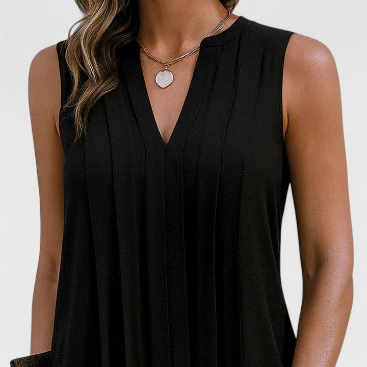 Chic V-Neckline Women's Dress
