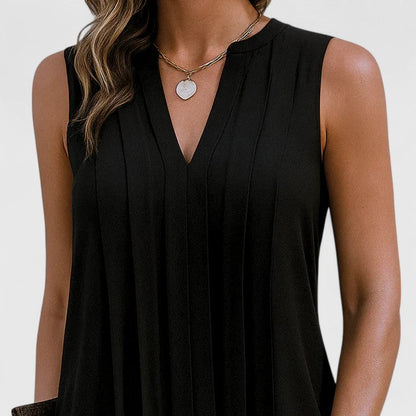Chic V-Neckline Women's Dress