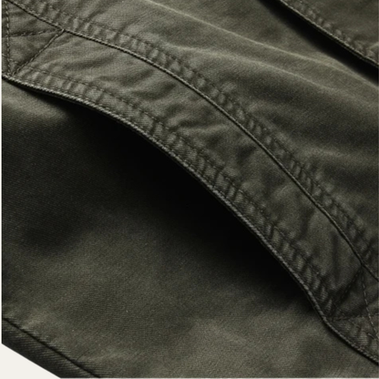 Rugged Men's Tactical Cargo Field Jacket