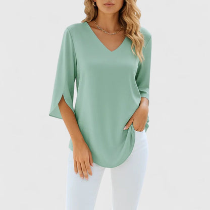Elegant Women's V-Neck Top