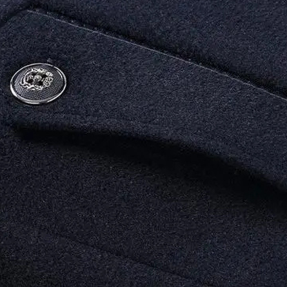 Classic Men's Wool Winter Overcoat