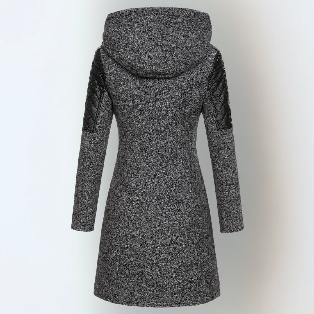 Ladies Classic Trench Coat with Cinched Waist