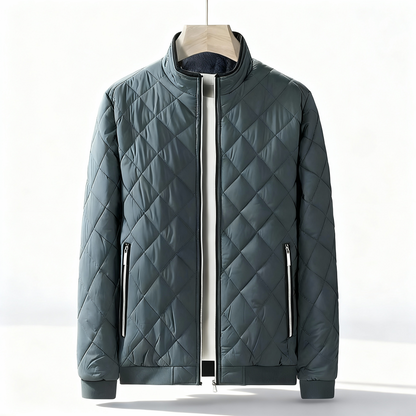 Warm Quilted Fleece Coat