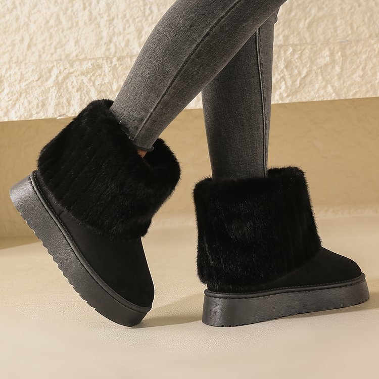 Warm Waterproof Ladies Snow Boots