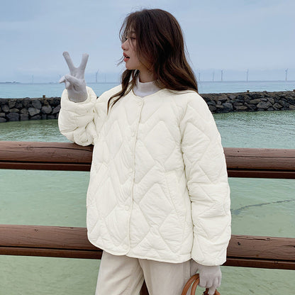 Warm Women's Puffy Short Jacket