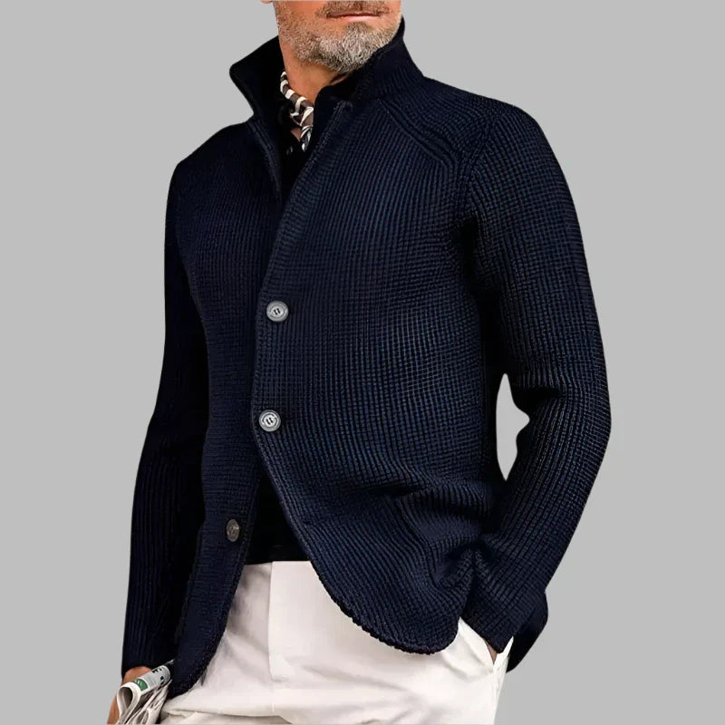 Cozy Wool Knit Cardigan Sweater - EasyApparels